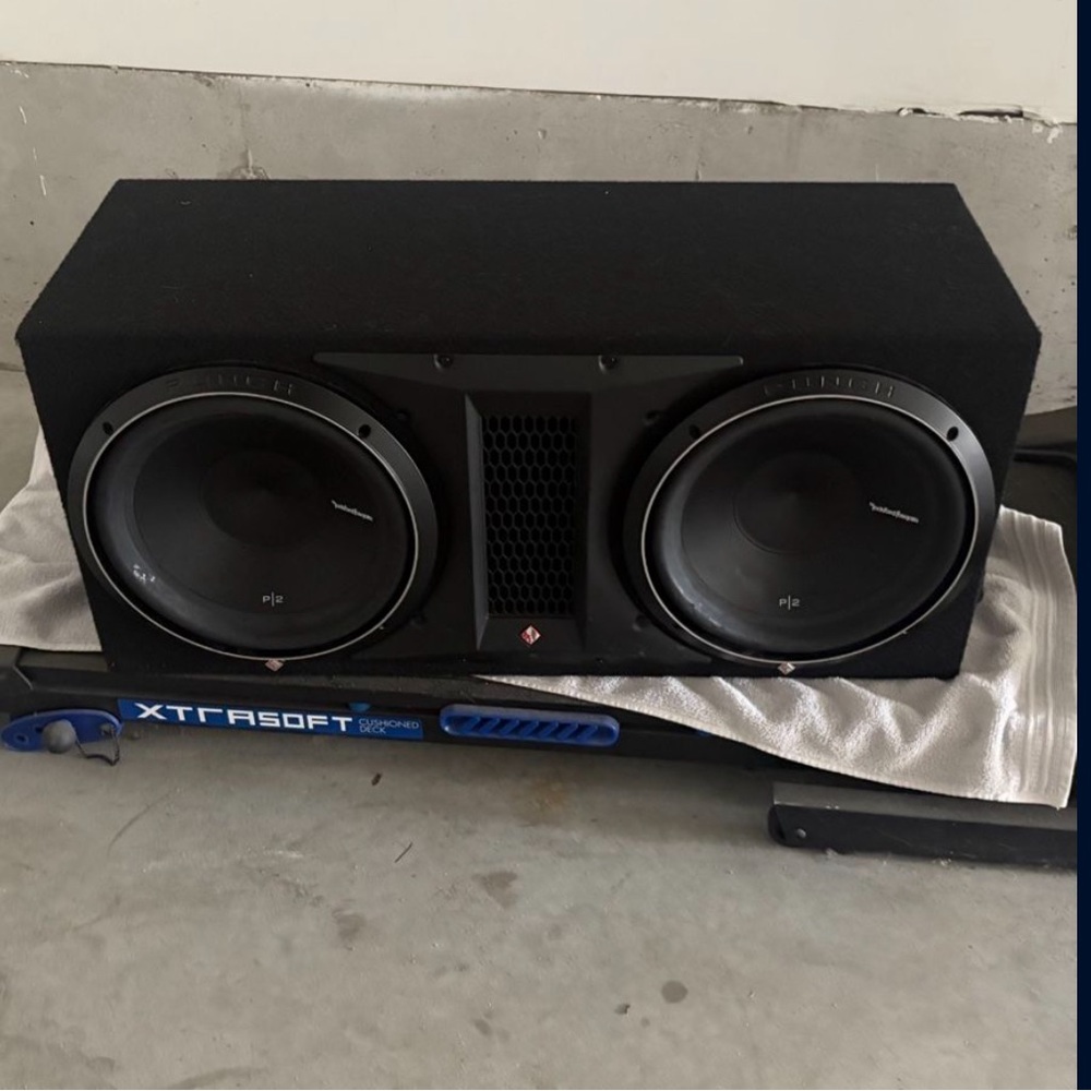 Rockford Fosgate Black Dual Subwoofer System
